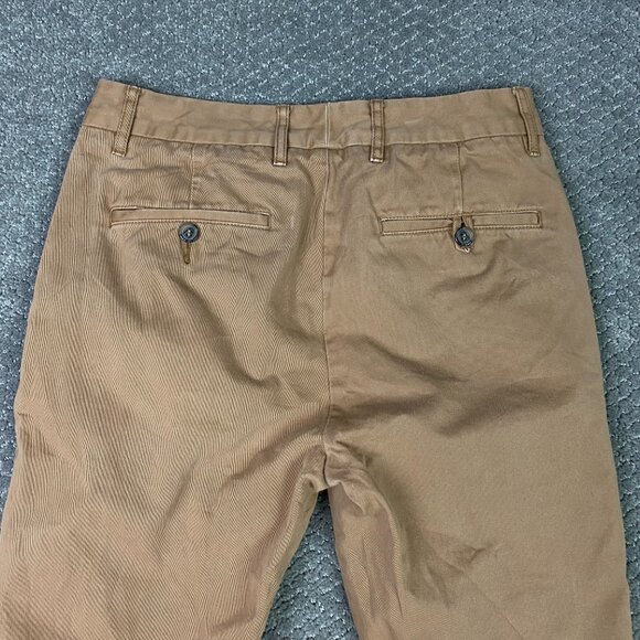 Peter Manning Slim Fit Chino Pants Men's 29 x 27 Measures 29 x 26 Brown Cotton - Picture 4 of 14